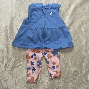 Carter’s Baby Two Piece Zip Up Top and Pants